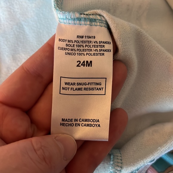 Disney baby 101 Dalmatians footer pajama set. 24m - Picture 5 of 10